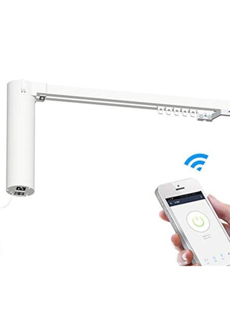 TUYA - JiaFeng WiFi Intelligent Curtain Motor, Motorised Curtain, Remote Control, Alexa, Google Home Compatible, Smart Curtains - Image 1