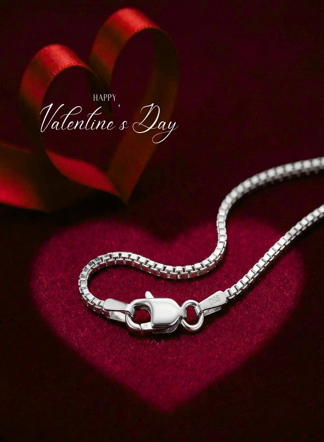 Designer Sterling Silver قلادة إيطالية مصنوعة من الفضة الاسترلينية 925 بسلسلة مربعة 1.5 مم خفيفة الوزن وقوية - مشبك مخلب جراد البحر 16-36" - Image 5