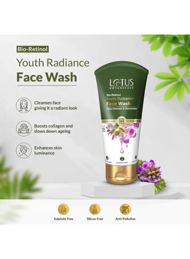 لوتس بوتنيكال مجموعة Lotus Botanicals (3 قطع): كريم فائق لتعزيز نضارة وشباب البشرة بتركيبة "بيو-ريتينول" (50 جم) + قناع ليلي (50 جم) + غسول للوجه (100 جم) - Image 4