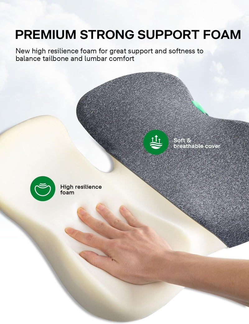 Medisana SC 100 Seat Cushion for Office Chairs, Car Seats, and Wheelchairs - Pain Relief Pillow for Sciatica, Tailbone, and Coccyx - Image 4