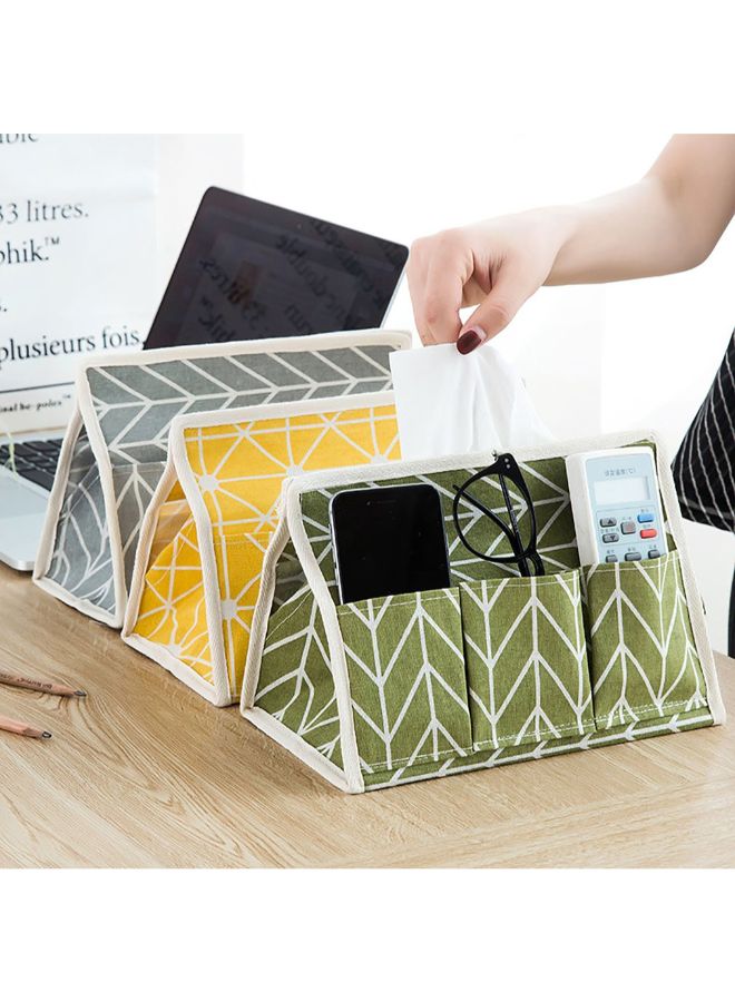 NIBEMINENT Multi-Function Paper Tray Tissue Box Yellow - Image 3