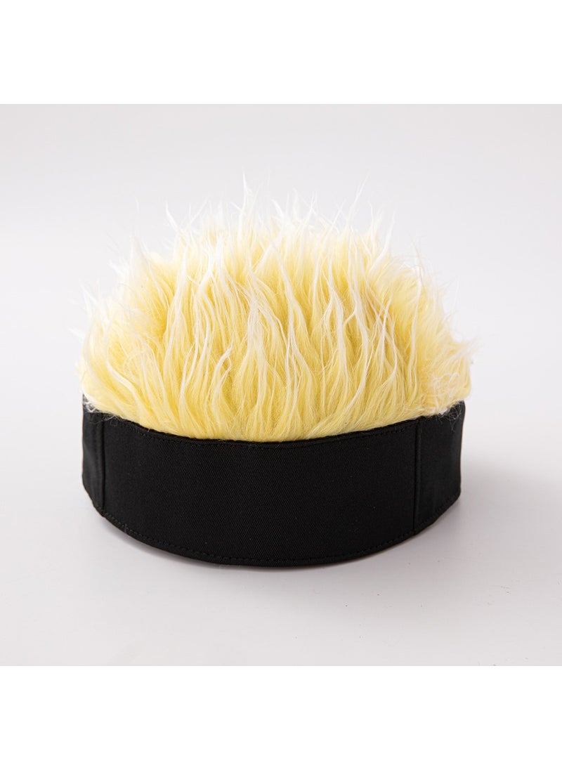 Generic - Vintage Hip Hop Wig Cap Breathable Green hair - Image 1