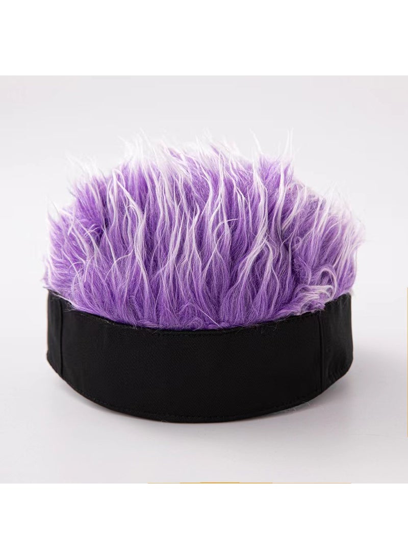 Generic - Vintage Hip Hop Wig Cap Breathable Green hair - Image 1