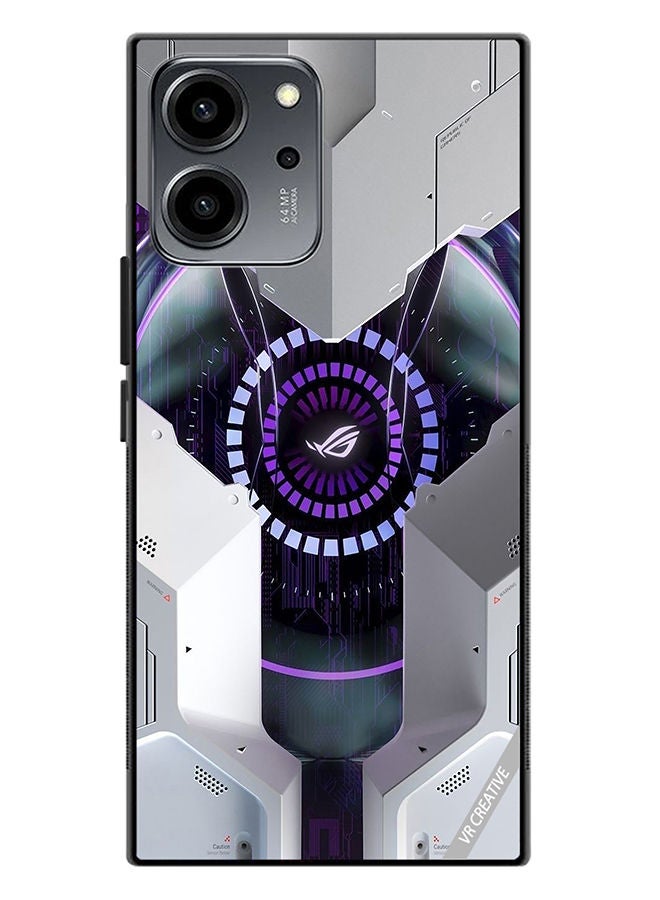 VR CREATIVE Protective Case Cover For Honor 80 SE Republic Of Gamers Logo Design Multicolour - Image 1