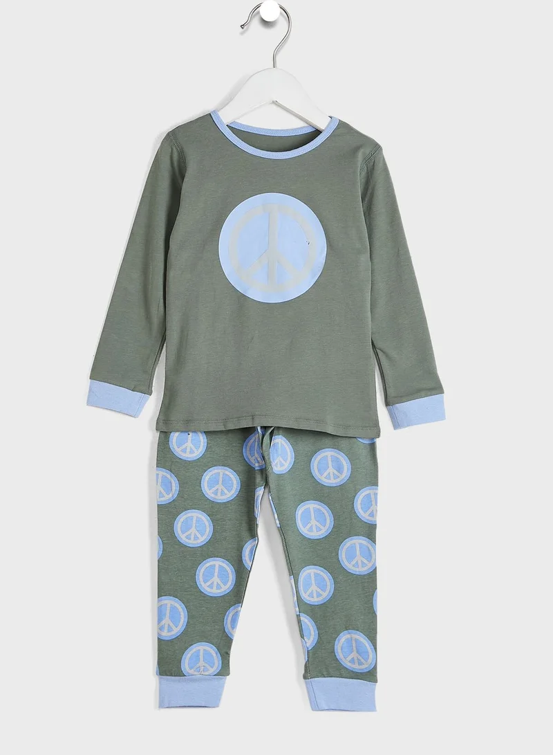 Cotton On Orlando Long Sleeve Pyjama Set Licensed