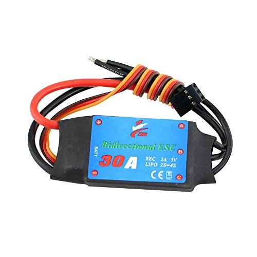 SoloGood ZMR 30A Bidirectional Brushless ESC 24S UBEC 5V 2A Electric Speed Controller for Remote Control Car Pneumatic Underwater - Image 1