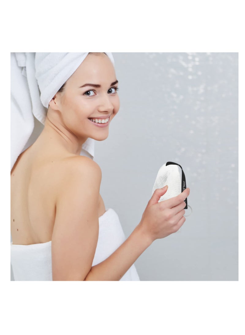 Excefore 20 Pcs Mesh Storage Bag, Soap Bag Soft for Shower, Bubble Soap Foaming Net, Soap Pouch Saver with Drawstring, Suitable for Shower Face Washing - Image 4