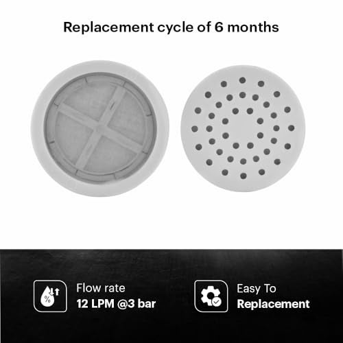 Johnson Bathrooms Johnson Premium Cartridge for Hard Water Shower Filters | 6 Months Replacement | 20 Stage Filtration | Limescale Removal | Cartridge only | Does not reduce TDS | Cartridge Only | S0051CSAMZ - Image 2
