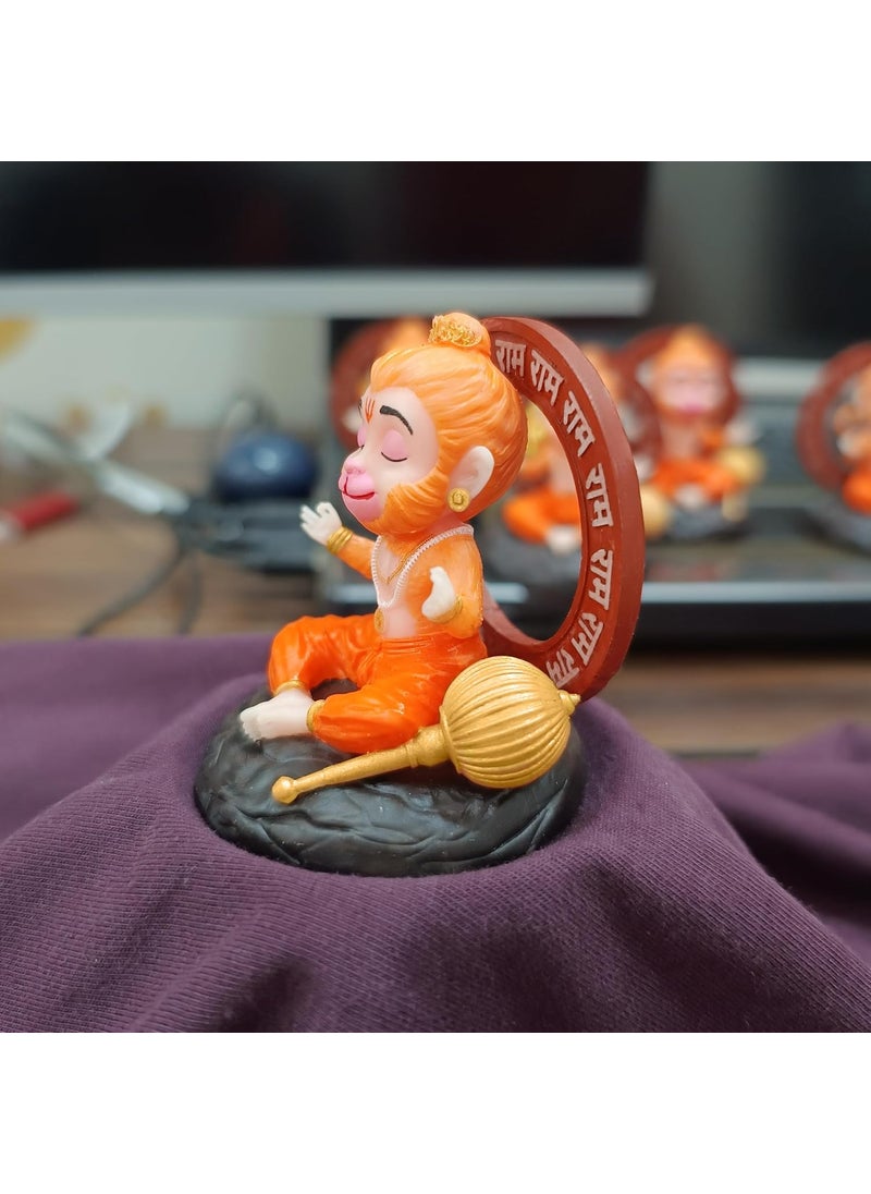 Rudjap Rudjap Bal Hanuman Ji Idol Mini Murtees Bajrangbali Murti Best for Home Decor Car Dashboard Premium 2 inch  - Image 3
