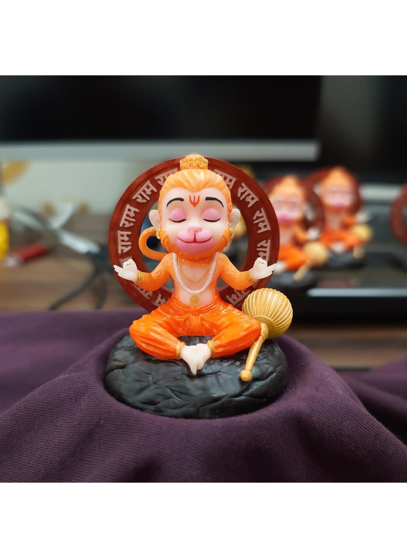 Rudjap Rudjap Bal Hanuman Ji Idol Mini Murtees Bajrangbali Murti Best for Home Decor Car Dashboard Premium 2 inch  - Image 1