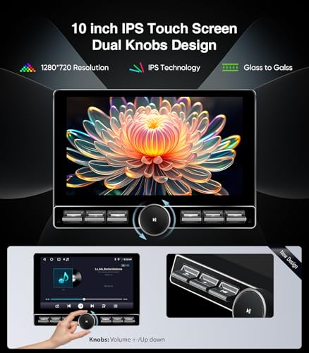 AINAVITO for Ford F150 Radio 2004~2008, F250/F350/450 2008~2016 | Wireless CarPlay Android Auto |10 Inch-Single Knob Keybutton | QLED Touch Screen Car Stereo | Plug and Play - Image 5