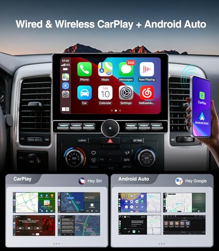 AINAVITO for Ford F150 Radio 2004~2008, F250/F350/450 2008~2016 | Wireless CarPlay Android Auto |10 Inch-Single Knob Keybutton | QLED Touch Screen Car Stereo | Plug and Play - Image 4