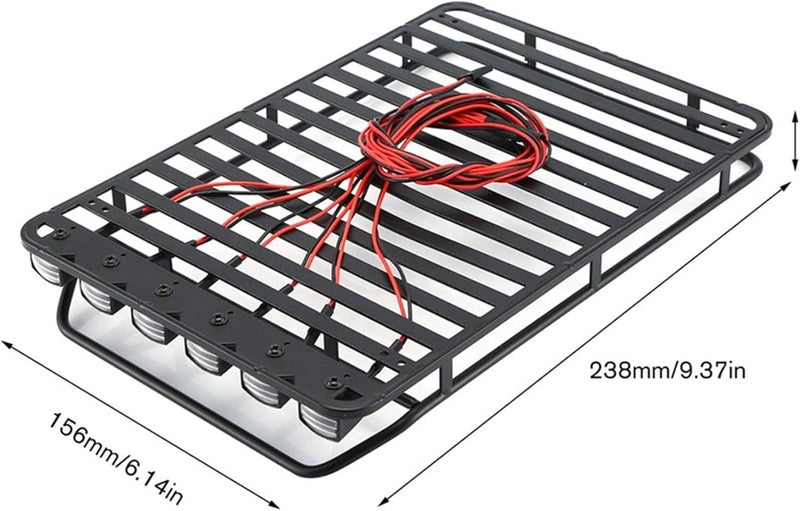 Yurefax Roof Rack Luggage Carrier for 1/10 RC Crawler - Image 2
