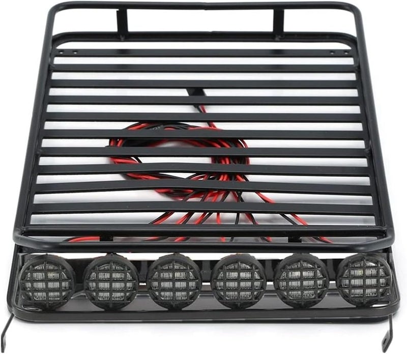 Yurefax Roof Rack Luggage Carrier for 1/10 RC Crawler - Image 1