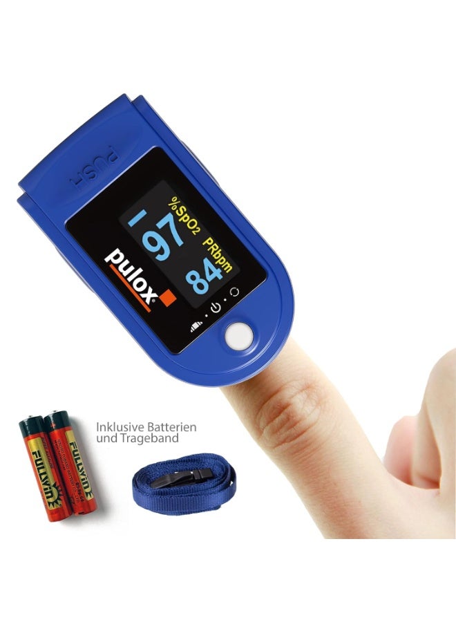 جهاز قياس أكسجين الدم ونبضات الأصابع – صغير وسهل الاستخدام لمتابعة SpO2 - Image 2