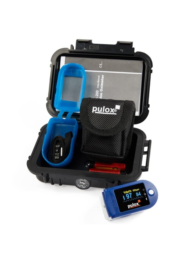 جهاز قياس أكسجين الدم ونبضات الأصابع – صغير وسهل الاستخدام لمتابعة SpO2 - Image 4