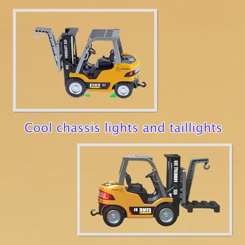 LBKR Tech لعبة شاحنة رافعة LBKR Tech RC 2 في 1 مع تحكم عن بعد - Image 5