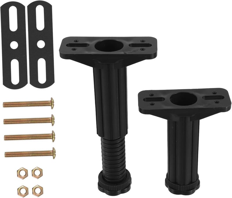 2sets Adjustable Furniture Feet for Bed Frame Bed Risers Hardware for Prevents Mattress Sagging - Image 1