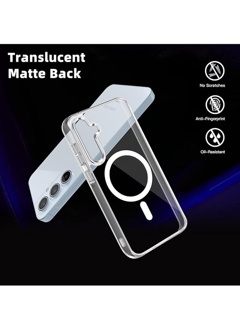 X-level for Samsung Galaxy A55 5G Case [Compatible with Magsafe Wireless Charging] Yellowing Resistant Magnetic Back Cover Clear Samsung Galaxy A55 Rugged Best Phone Case  - Image 5