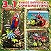 APENGBAOL 3in1 Parrot Building Sets 538 PCS Chameleon Crab Animal Model with Flowers Creative Bird Construction Kit for Adults Nature Display Gift Compatible with Major Brands - Image 4