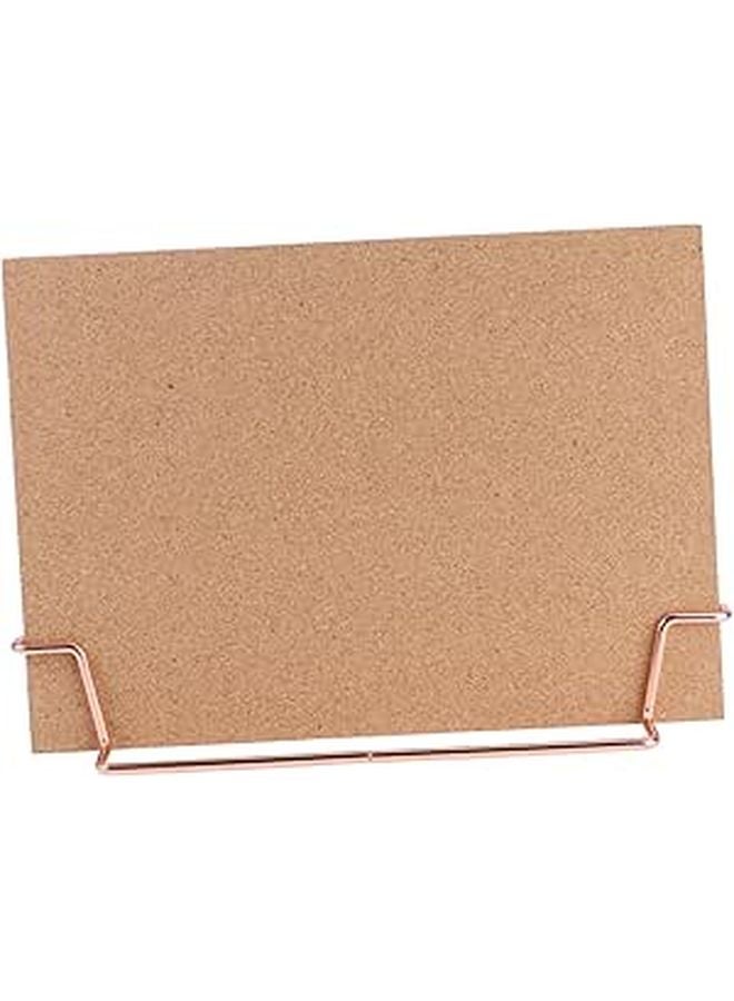 Rose Gold Desktop Memo Board Pin Notice Bulletin Board for Office Home - Image 1