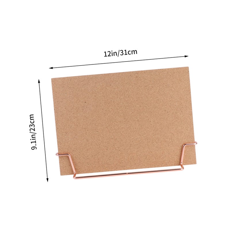 Rose Gold Desktop Memo Board Pin Notice Bulletin Board for Office Home - Image 3