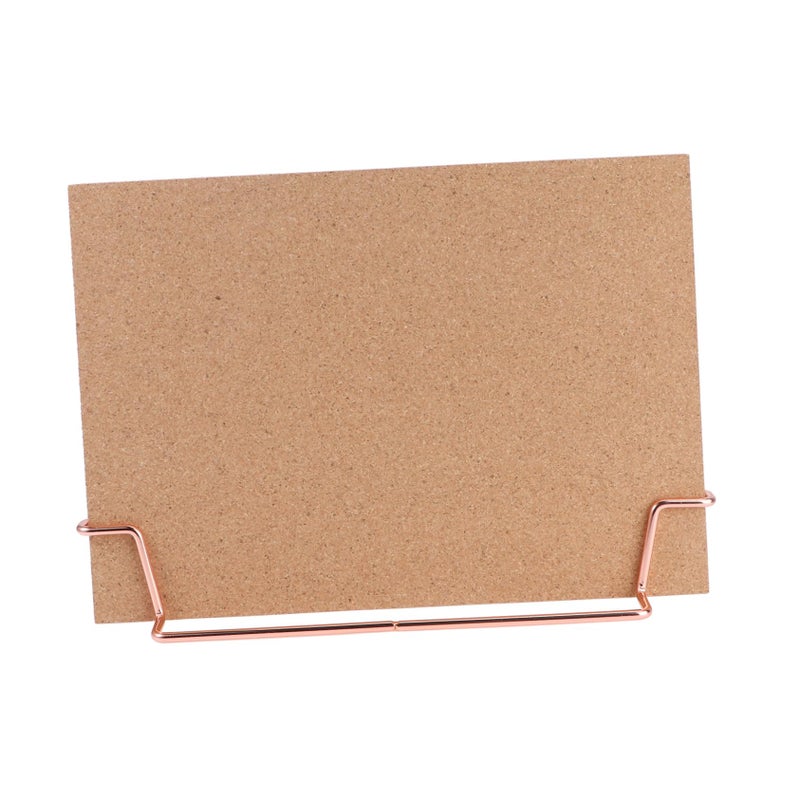 Rose Gold Desktop Memo Board Pin Notice Bulletin Board for Office Home - Image 2