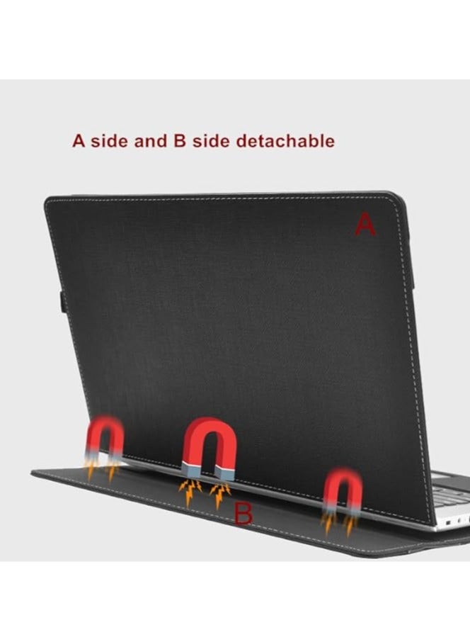 Laptop Case Compatible with 13.3'' Lenovo Yoga 720-13 720-13IKB, All-Inclusive Anti-Fall Protective Shell PU Leather Inner Bag Protective Cover - Image 3