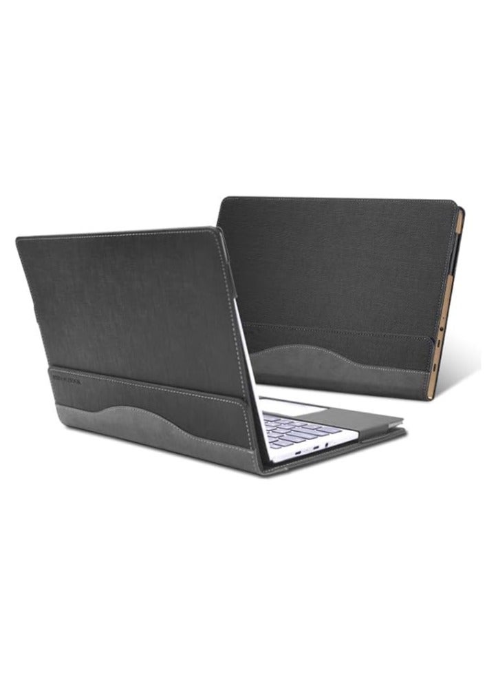 Laptop Case Compatible with 13.3'' Lenovo Yoga 720-13 720-13IKB, All-Inclusive Anti-Fall Protective Shell PU Leather Inner Bag Protective Cover - Image 1