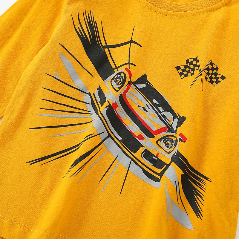 New Children'S Clothing T-Shirt Boys' Long-Sleeved Baby Boy'S Casual Top Pure Cotton Bottoming Shirt - Image 4