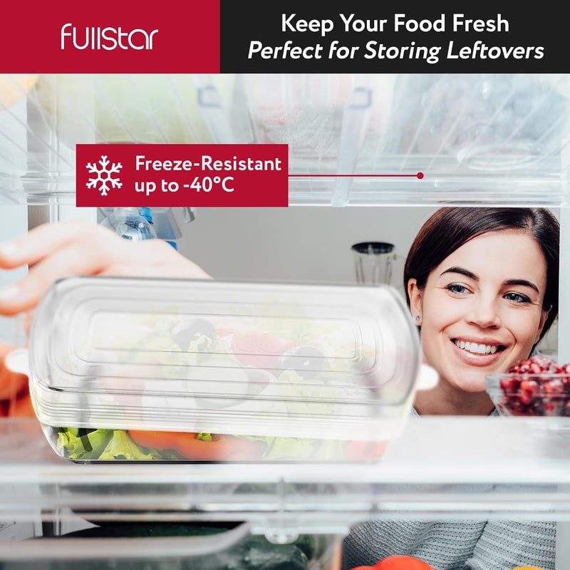 Fullstar مجموعة فولستار من مفرمة الطعام وغطائين سيليكون 2 قطعة - Image 5