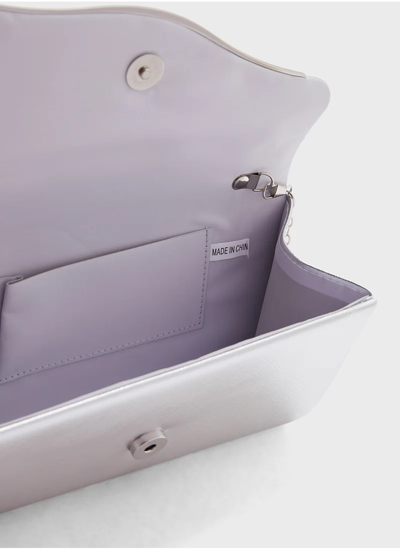 ايلا ليمتد اديشن Metal Detail Clutch Bag