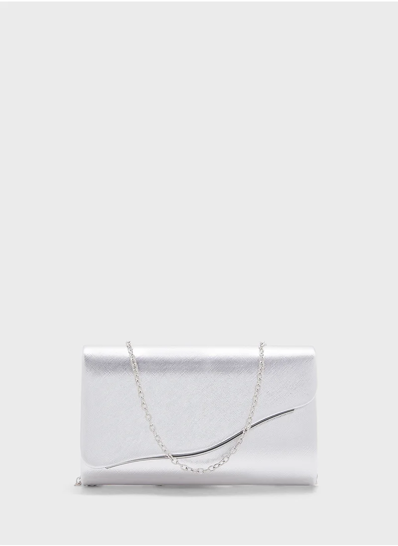 ايلا ليمتد اديشن Metal Detail Clutch Bag