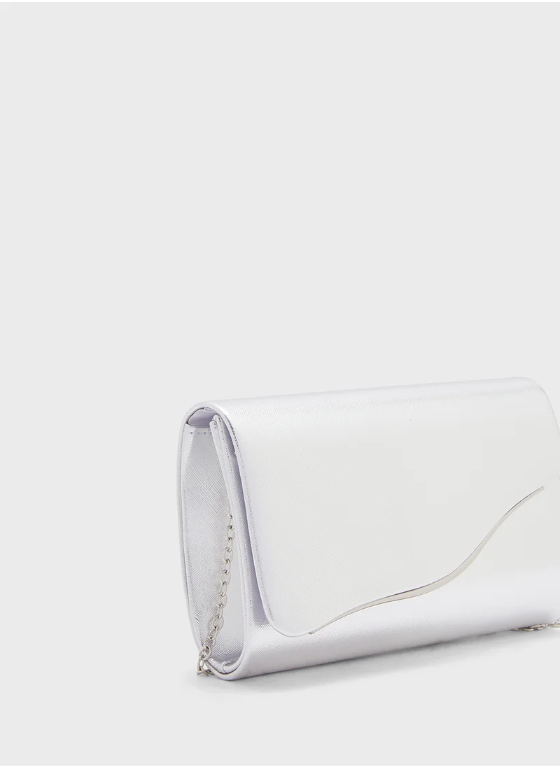 ايلا ليمتد اديشن Metal Detail Clutch Bag
