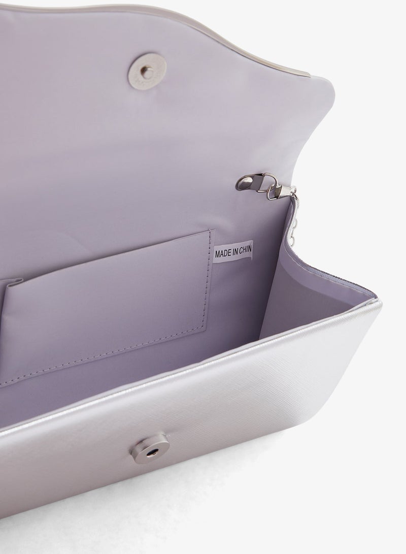Ella Limited Edition Metal Detail Clutch Bag - Image 5