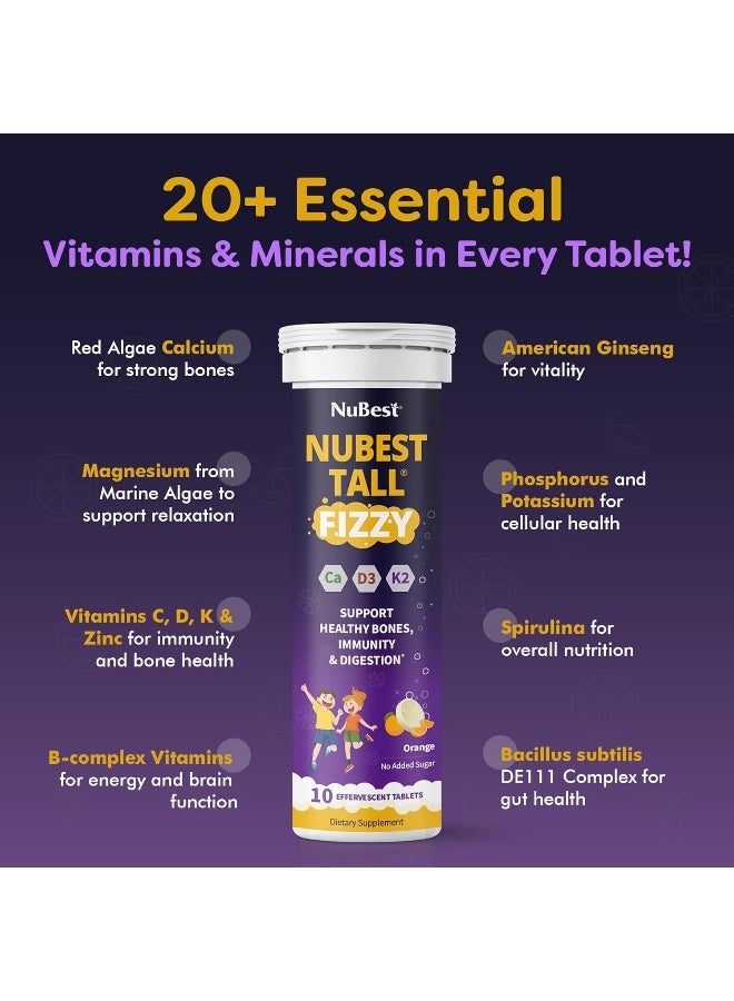 NuBest Tall Fizzy Orange Tablets for Kids - Image 2