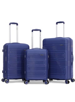 SONADA Sonada Trolley Bags 3 PCS Set Hardside Suitcase,Blue  - Image 1