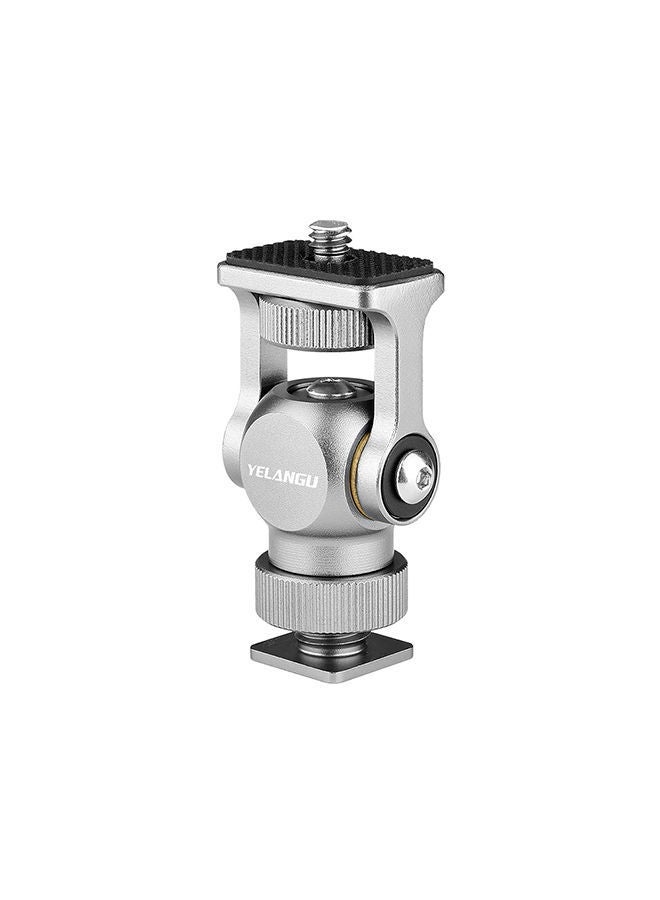 NIBEMINENT Aluminum Alloy Video Monitor Mount Silver/Black  - Image 1