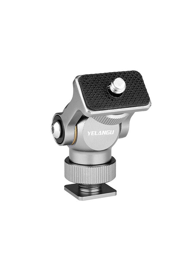 NIBEMINENT Aluminum Alloy Video Monitor Mount Silver/Black  - Image 2