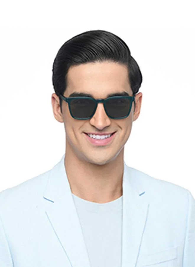 John Jacobs Full Rim Rectangular Stylish & Premium Polarized Sunglasses Eco-Acetate Polarized And 100% UV Protected Unisex Medium JJ S16636