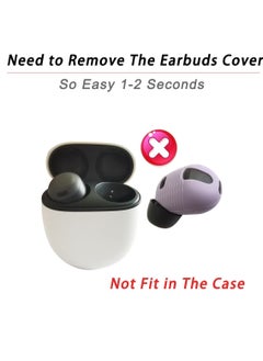 KASTWAVE 5 أزواج من أغطية الأذن الرياضية المضادة للانزلاق لسماعات Google Pixel Buds Pro، أطراف أذن بديلة لسماعات Pixel Buds Pro، غطاء خطاف الأذن لسماعات الأذن  - Image 2
