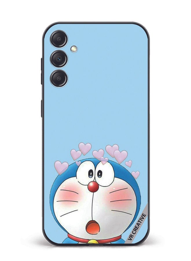 VR CREATIVE Protective Case Cover For Samsung Galaxy A34 Doremon Design Multicolour - Image 1