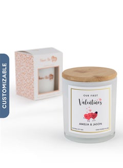 Share the Love Personalised Scented Candle – Premium Soy Wax, Ideal Gift for Valentine and Celebrating Special Occasions 