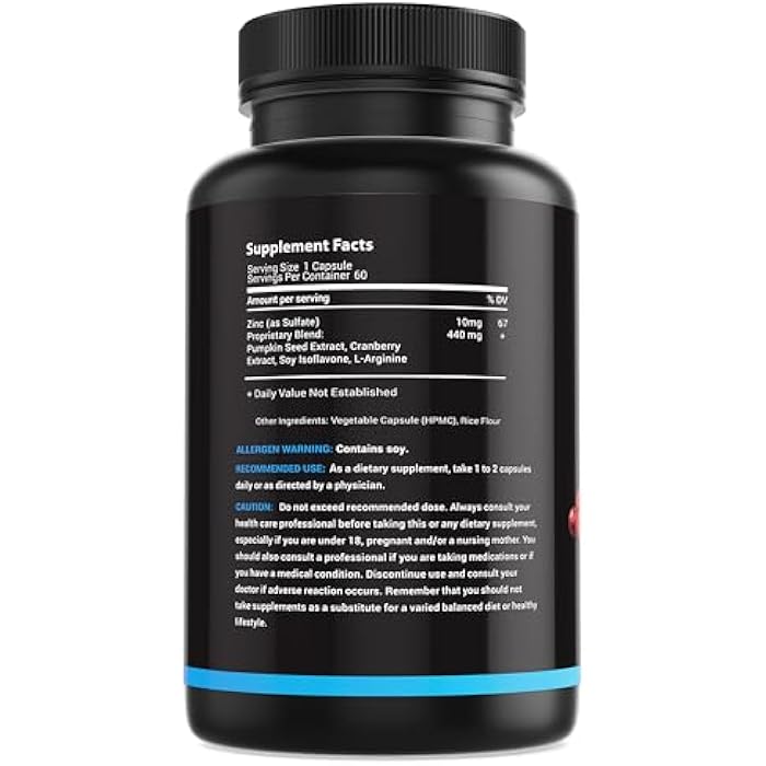MaxX Labs Bladder Control Supplement - Overactive Bladder Control Pills - Pumpkin Seed Extract, Cranberry Extract & Vitamin D3 - Urinary Tract Health Support for Women & Men - 60Ct - Image 5