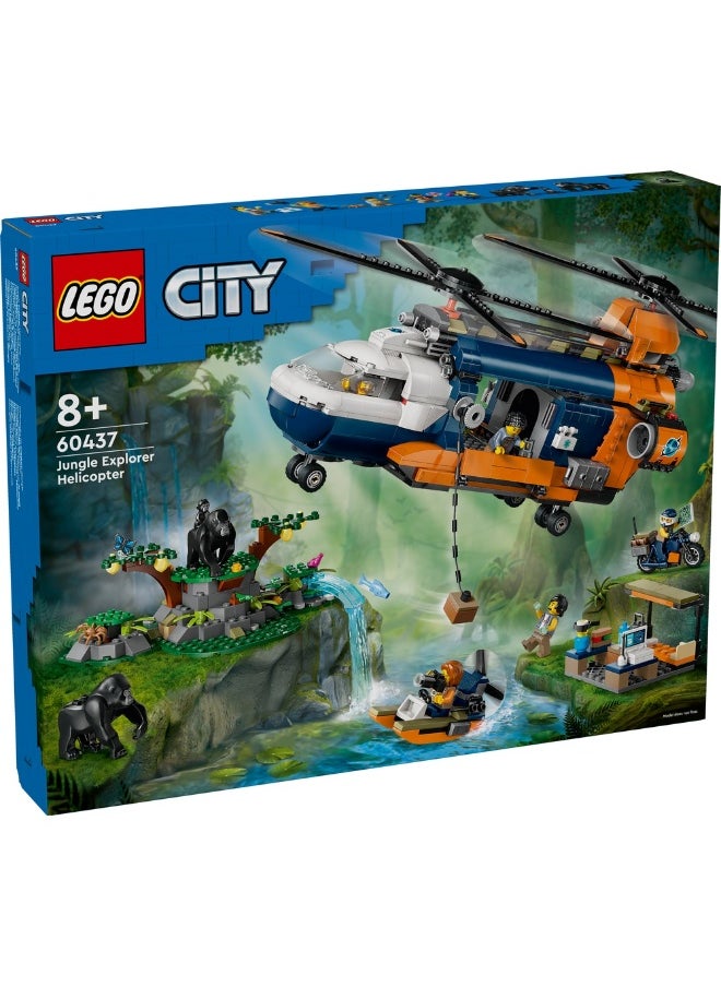 LEGO LEGO - City Jungle Explorer Helicopter at Base Camp 881 Pieces - 60437  - Image 1