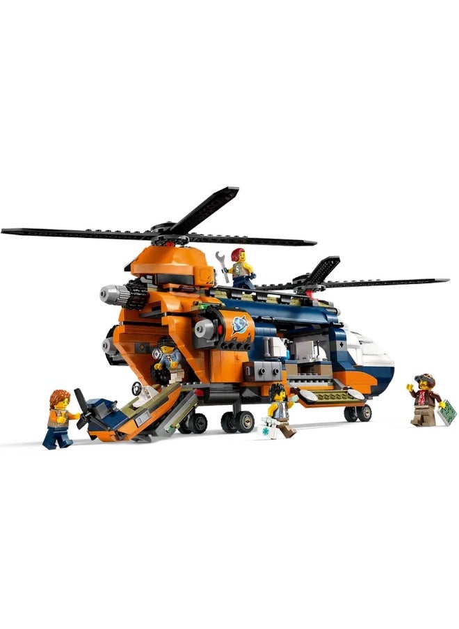 LEGO LEGO - City Jungle Explorer Helicopter at Base Camp 881 Pieces - 60437  - Image 2