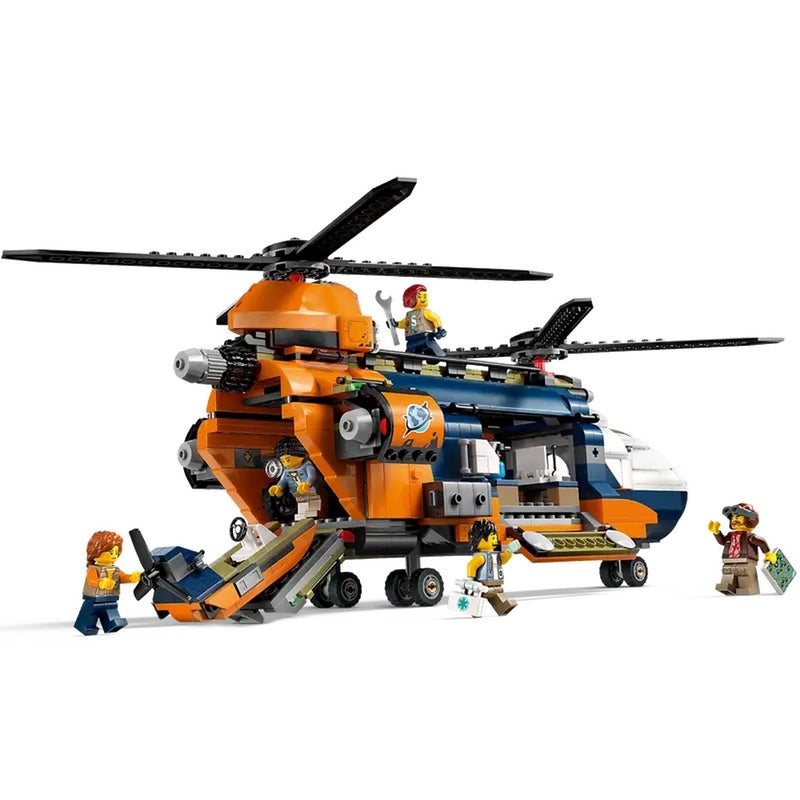 LEGO - City Jungle Explorer Helicopter at Base Camp 881 Pieces - 60437 - Image 3