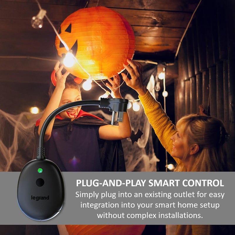 Legrand Wi-Fi Outdoor Dual Output Matter Smart Plug, Effortless Setup, Enhanced Compatibility with Apple HomeKit, Google Home, Alexa & SmartThings, Matter Smart Home, Pack of 1 WWMP31 - Image 5