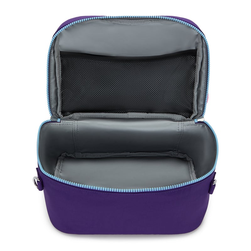 Kipling  Miyo Vip Purple Large LunchBag with Trolley Sleeve 15381-4PI - Image 3