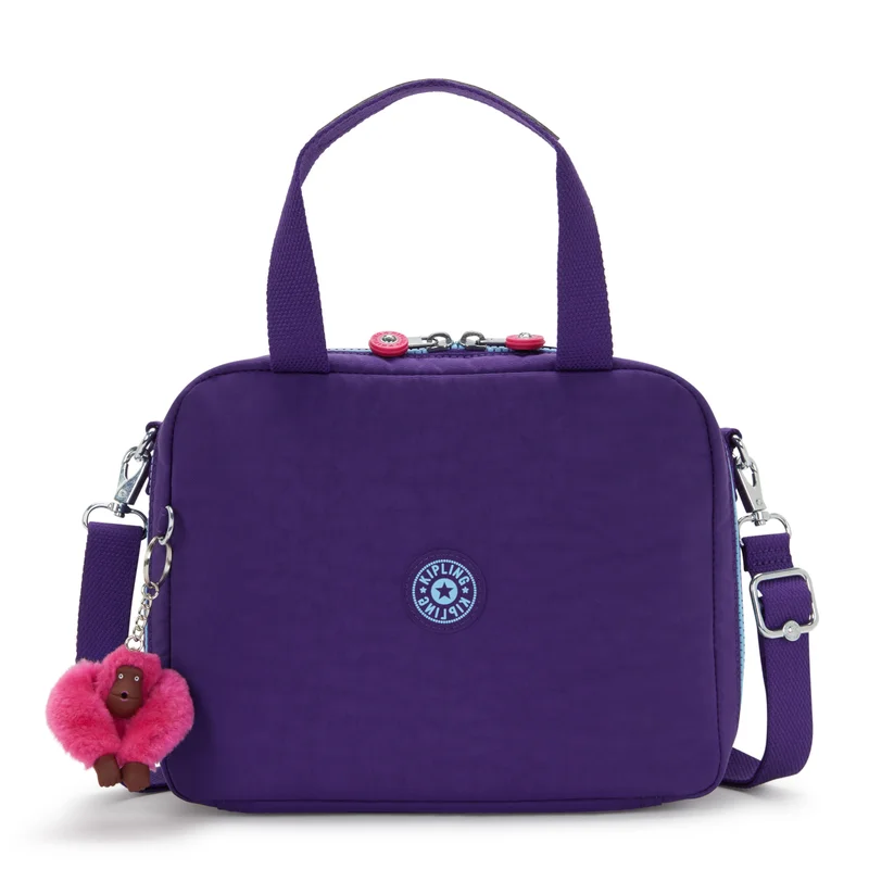 كيبلينغ Kipling  Miyo Vip Purple Large LunchBag with Trolley Sleeve 15381-4PI